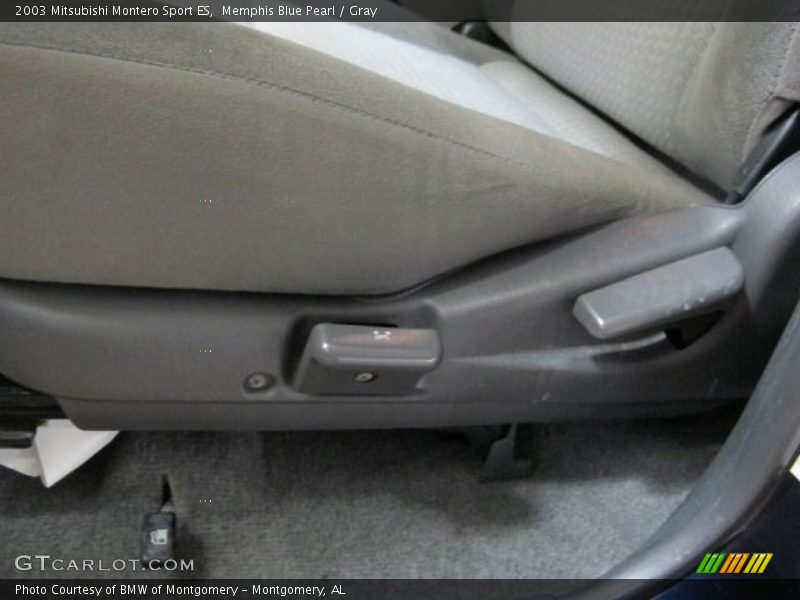 Memphis Blue Pearl / Gray 2003 Mitsubishi Montero Sport ES