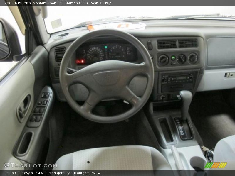 Memphis Blue Pearl / Gray 2003 Mitsubishi Montero Sport ES