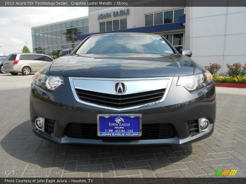 Graphite Luster Metallic / Ebony 2012 Acura TSX Technology Sedan