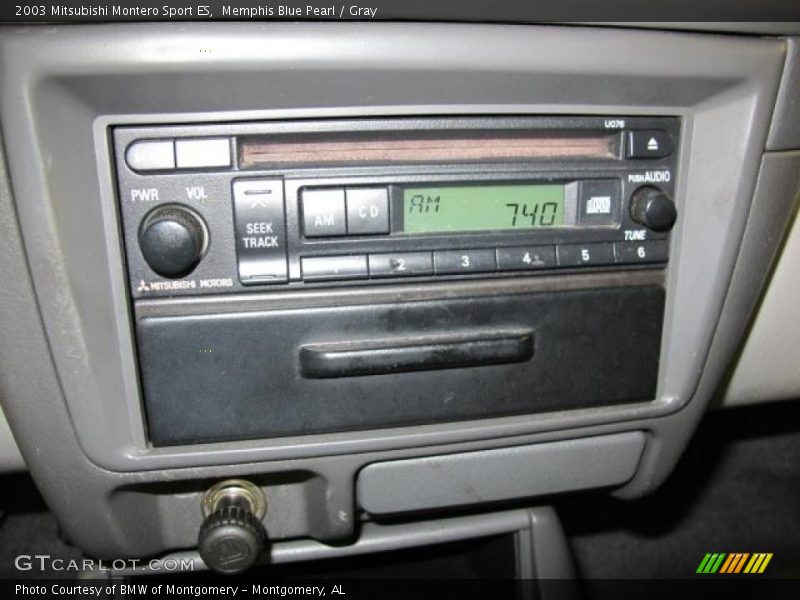 Audio System of 2003 Montero Sport ES