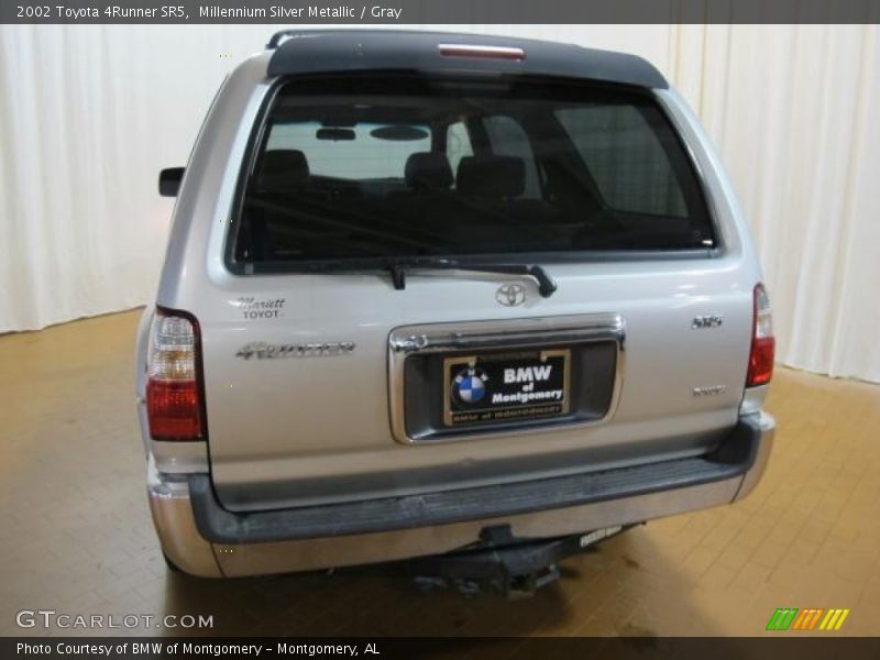 Millennium Silver Metallic / Gray 2002 Toyota 4Runner SR5