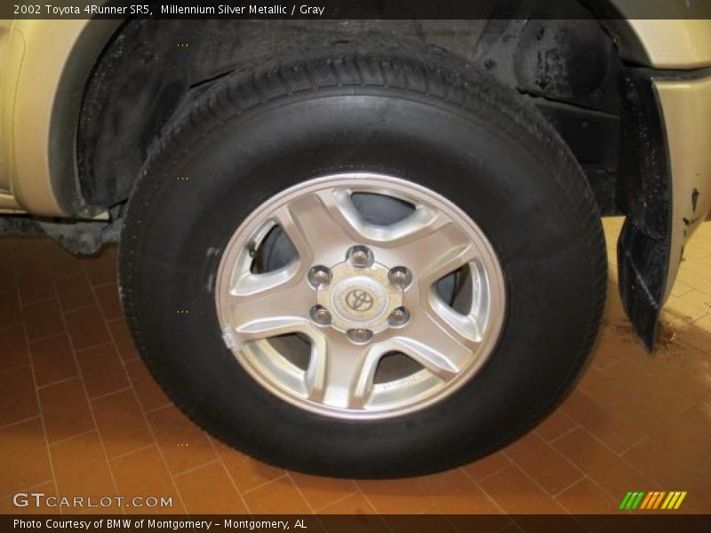 Millennium Silver Metallic / Gray 2002 Toyota 4Runner SR5