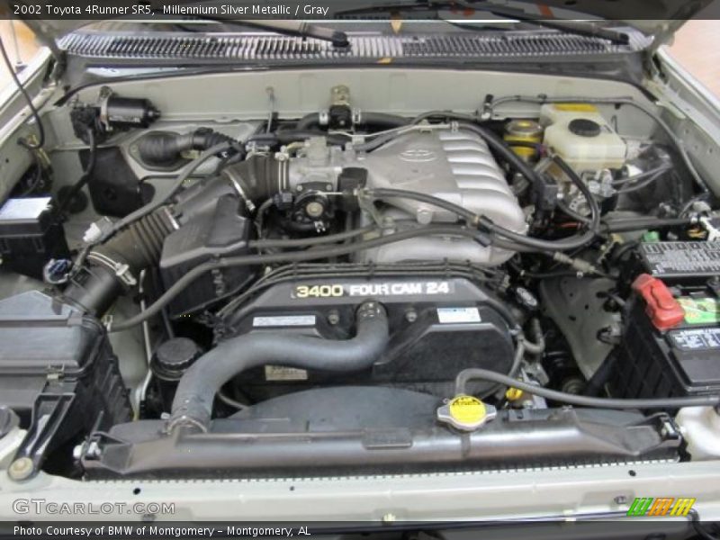 Millennium Silver Metallic / Gray 2002 Toyota 4Runner SR5