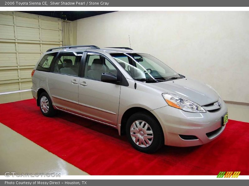 Silver Shadow Pearl / Stone Gray 2006 Toyota Sienna CE
