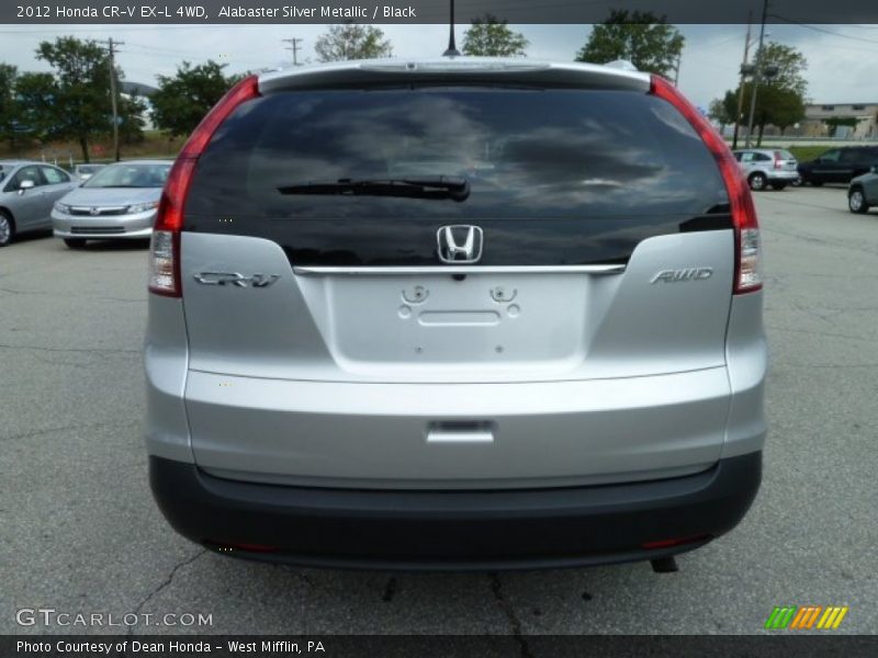 Alabaster Silver Metallic / Black 2012 Honda CR-V EX-L 4WD