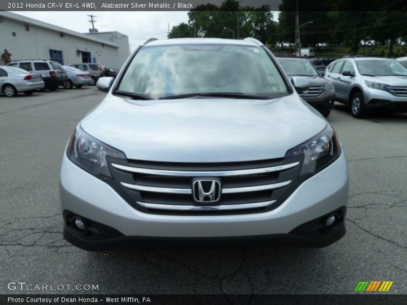 Alabaster Silver Metallic / Black 2012 Honda CR-V EX-L 4WD