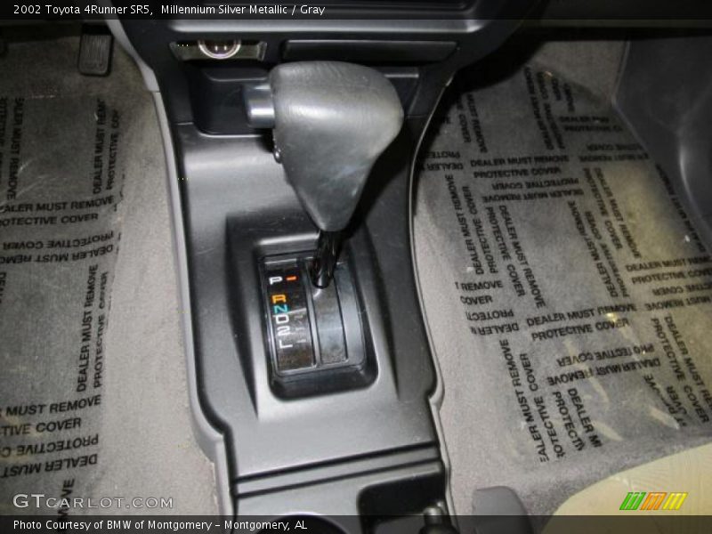 Millennium Silver Metallic / Gray 2002 Toyota 4Runner SR5
