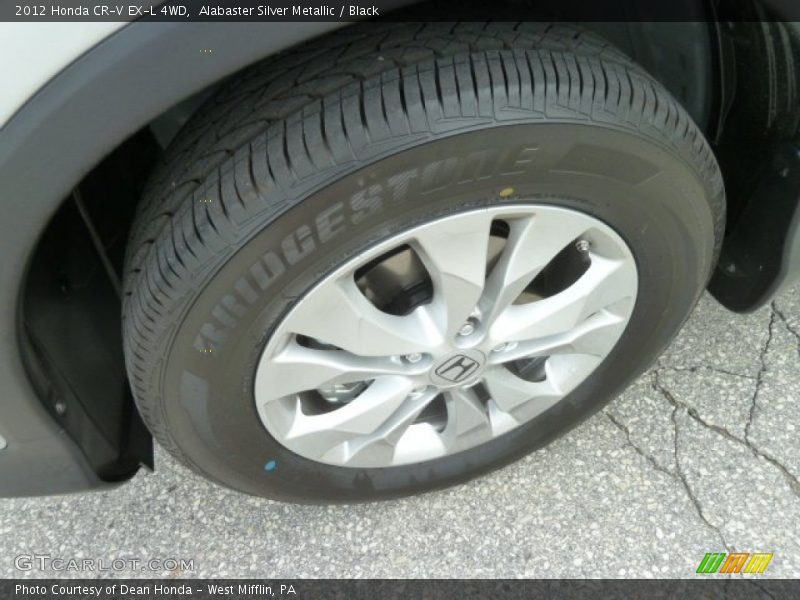 Alabaster Silver Metallic / Black 2012 Honda CR-V EX-L 4WD