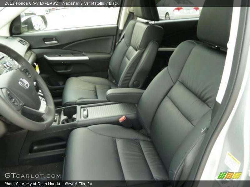 Alabaster Silver Metallic / Black 2012 Honda CR-V EX-L 4WD