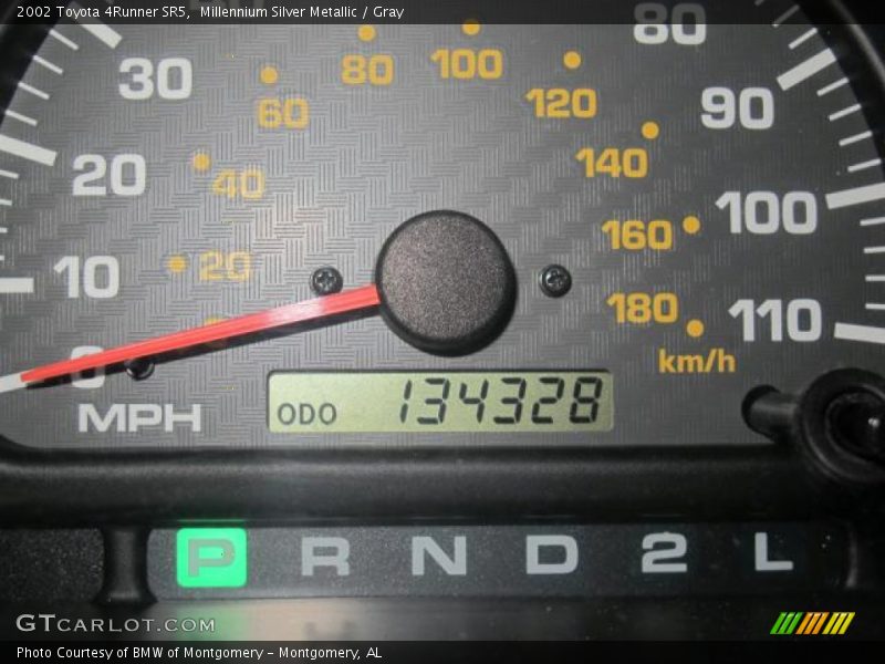 Millennium Silver Metallic / Gray 2002 Toyota 4Runner SR5