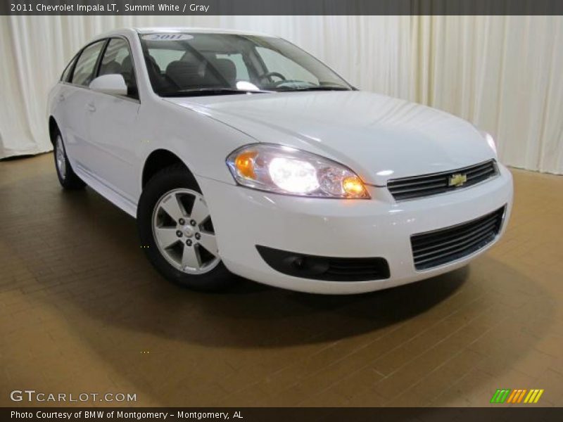 Summit White / Gray 2011 Chevrolet Impala LT