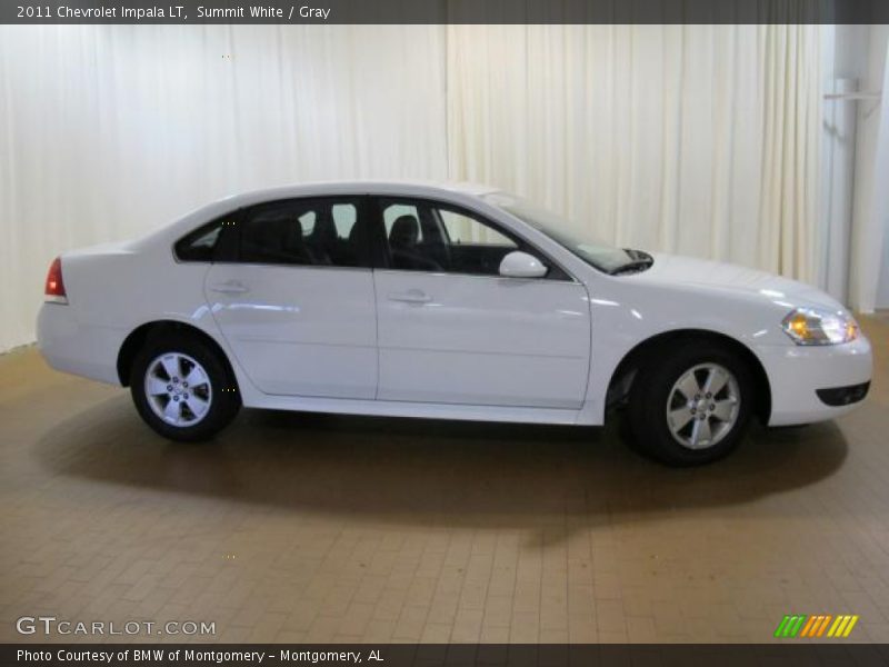 Summit White / Gray 2011 Chevrolet Impala LT