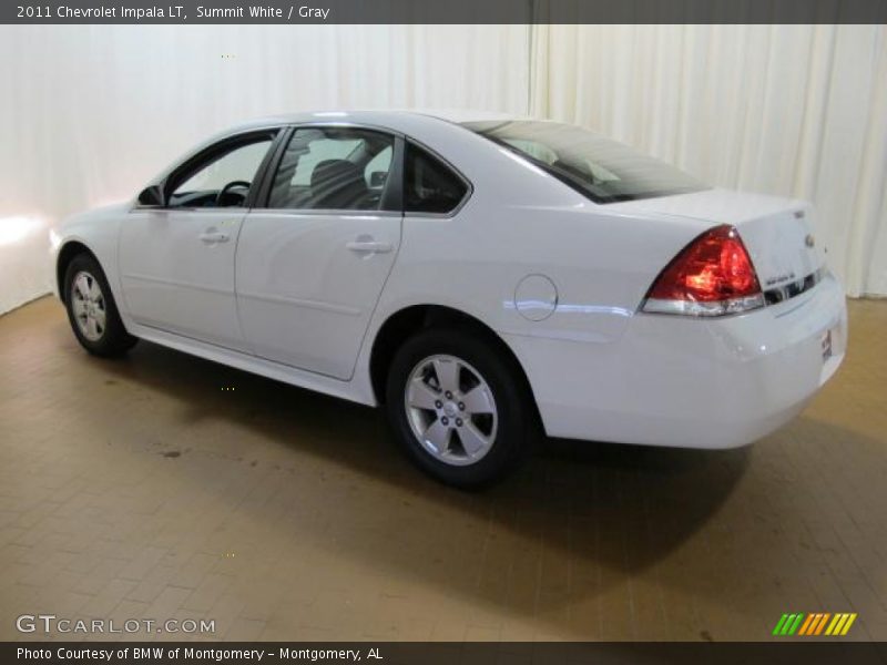 Summit White / Gray 2011 Chevrolet Impala LT