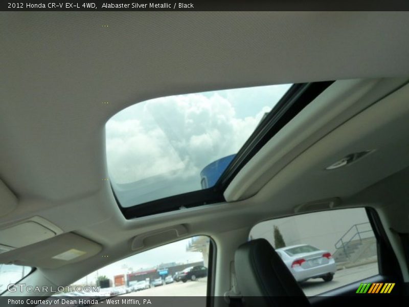 Alabaster Silver Metallic / Black 2012 Honda CR-V EX-L 4WD
