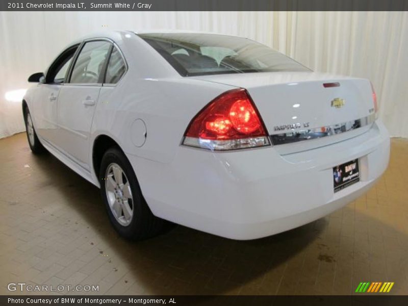 Summit White / Gray 2011 Chevrolet Impala LT
