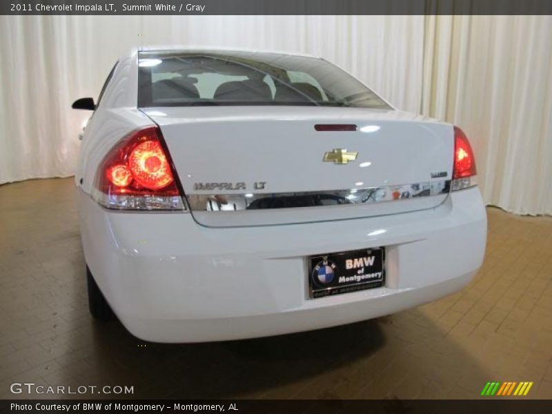 Summit White / Gray 2011 Chevrolet Impala LT