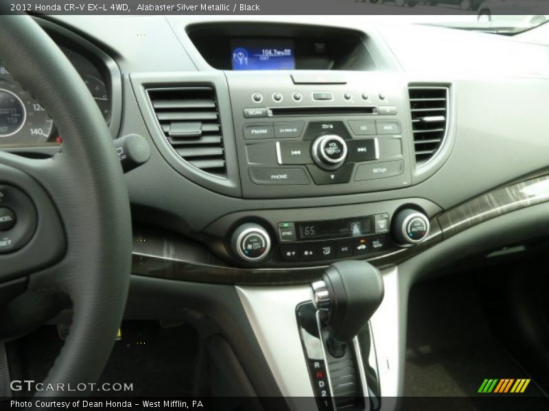 Alabaster Silver Metallic / Black 2012 Honda CR-V EX-L 4WD