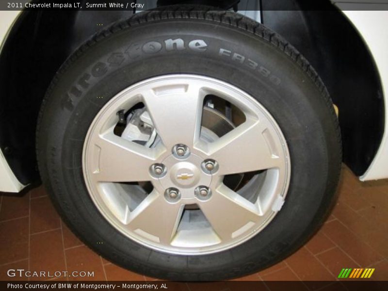 Summit White / Gray 2011 Chevrolet Impala LT