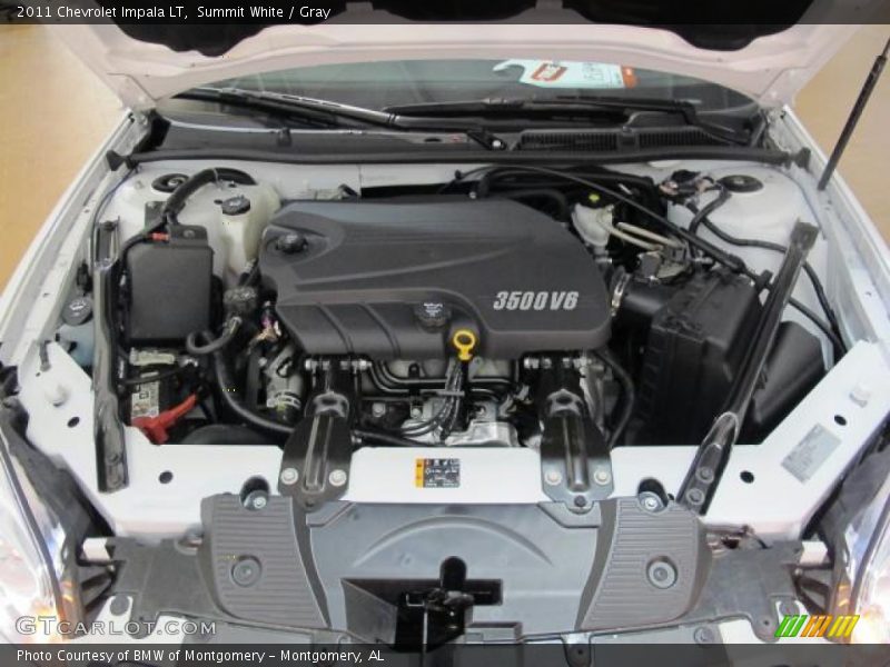 Summit White / Gray 2011 Chevrolet Impala LT