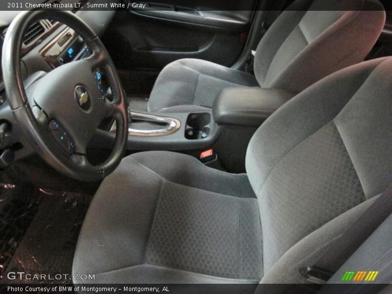 Summit White / Gray 2011 Chevrolet Impala LT