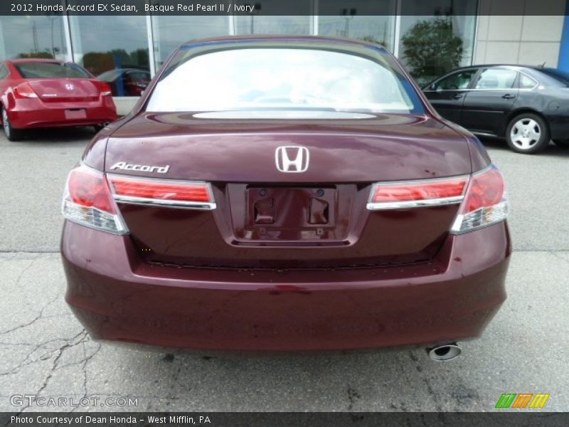 Basque Red Pearl II / Ivory 2012 Honda Accord EX Sedan