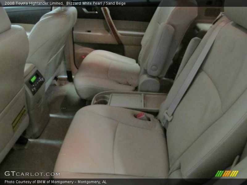 Blizzard White Pearl / Sand Beige 2008 Toyota Highlander Limited