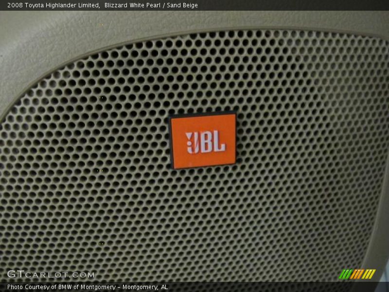 Blizzard White Pearl / Sand Beige 2008 Toyota Highlander Limited