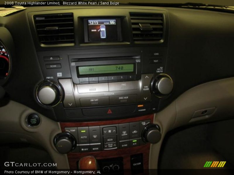 Blizzard White Pearl / Sand Beige 2008 Toyota Highlander Limited