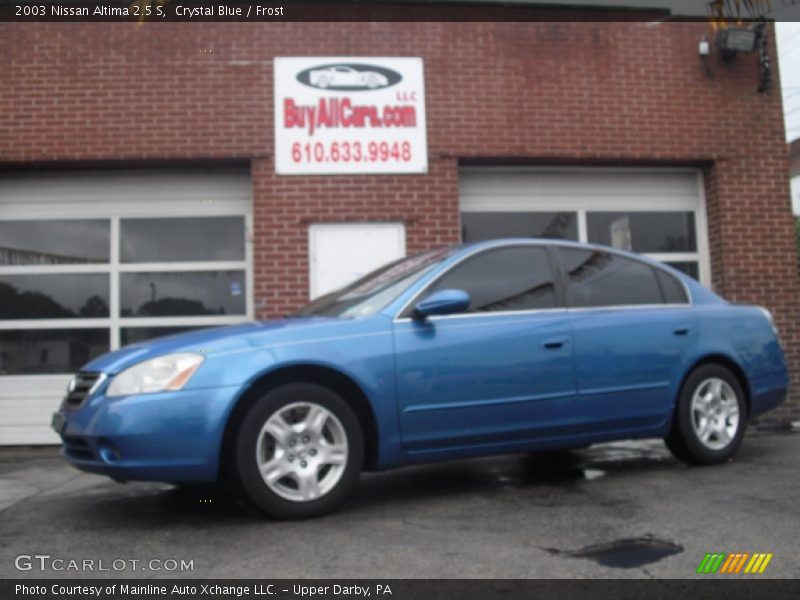 Crystal Blue / Frost 2003 Nissan Altima 2.5 S