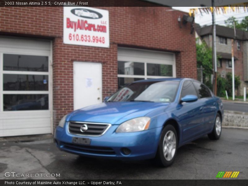 Crystal Blue / Frost 2003 Nissan Altima 2.5 S
