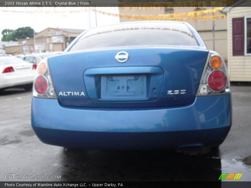 Crystal Blue / Frost 2003 Nissan Altima 2.5 S