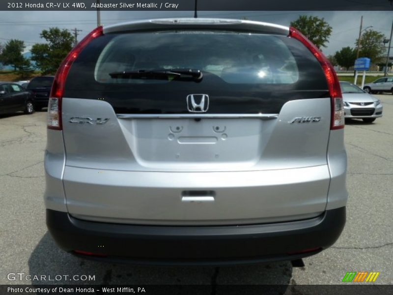 Alabaster Silver Metallic / Gray 2012 Honda CR-V LX 4WD