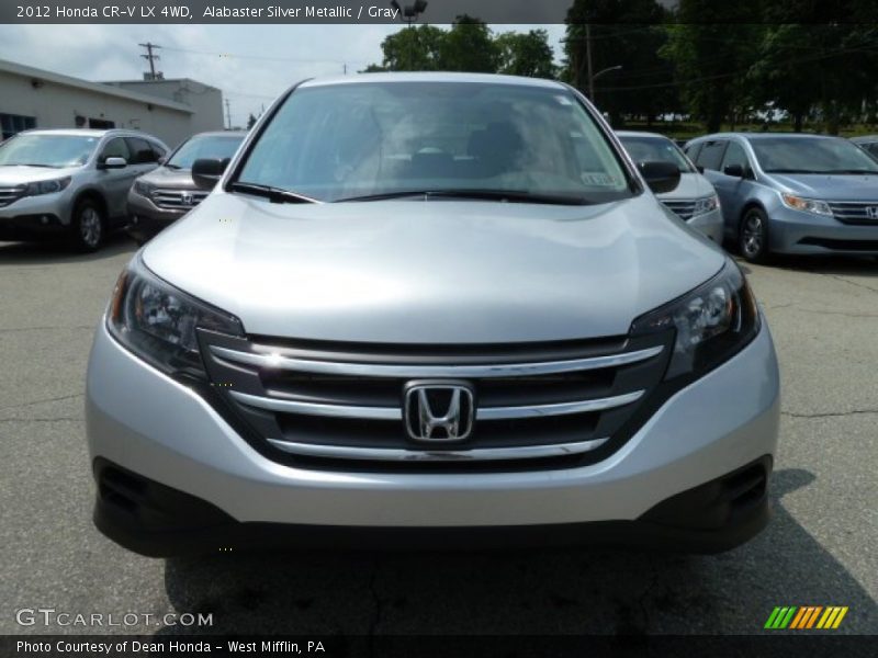 Alabaster Silver Metallic / Gray 2012 Honda CR-V LX 4WD