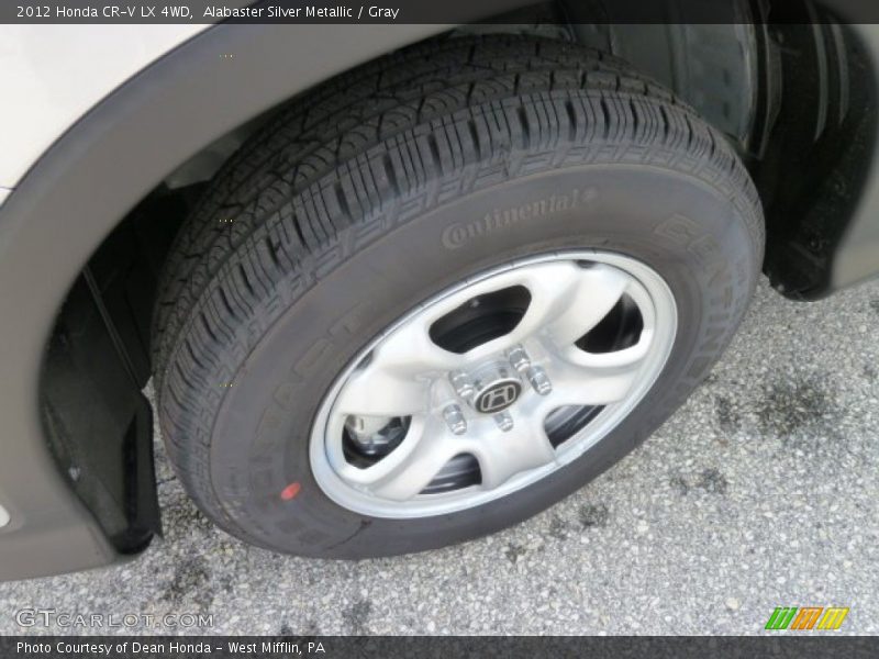 Alabaster Silver Metallic / Gray 2012 Honda CR-V LX 4WD