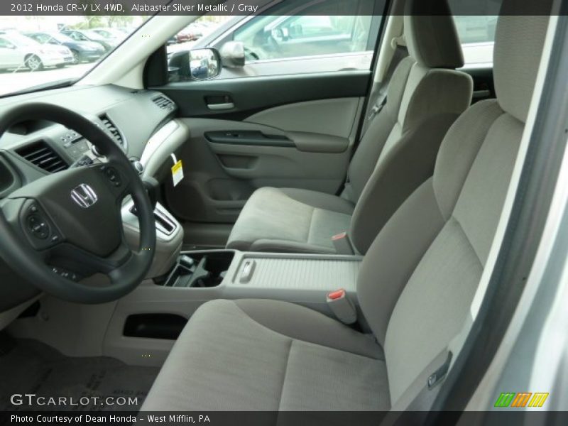 Alabaster Silver Metallic / Gray 2012 Honda CR-V LX 4WD