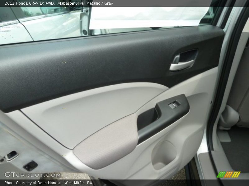 Alabaster Silver Metallic / Gray 2012 Honda CR-V LX 4WD