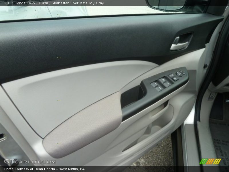Alabaster Silver Metallic / Gray 2012 Honda CR-V LX 4WD