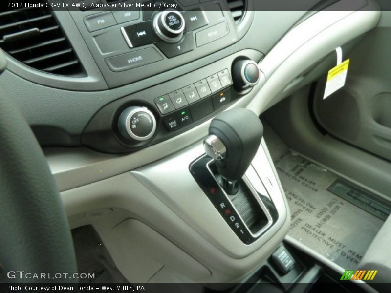 Alabaster Silver Metallic / Gray 2012 Honda CR-V LX 4WD