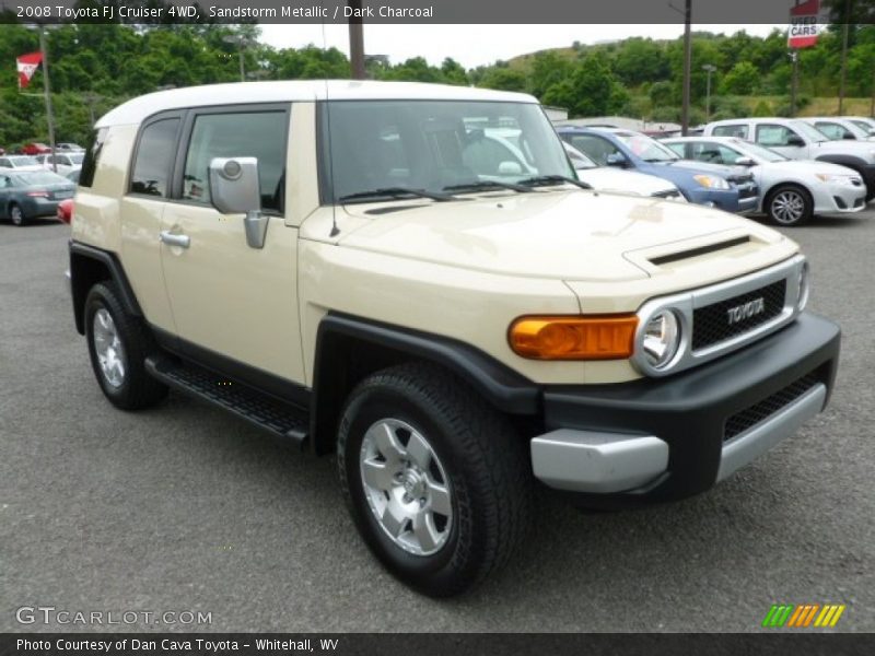 Sandstorm Metallic / Dark Charcoal 2008 Toyota FJ Cruiser 4WD