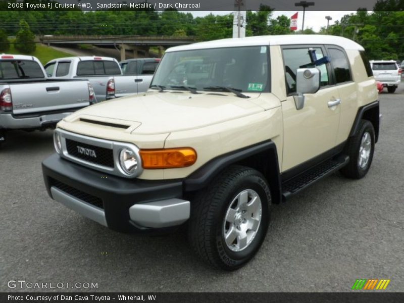Sandstorm Metallic / Dark Charcoal 2008 Toyota FJ Cruiser 4WD