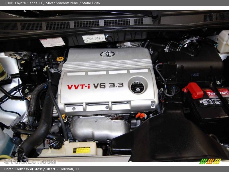 Silver Shadow Pearl / Stone Gray 2006 Toyota Sienna CE