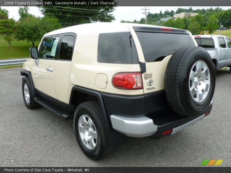 Sandstorm Metallic / Dark Charcoal 2008 Toyota FJ Cruiser 4WD