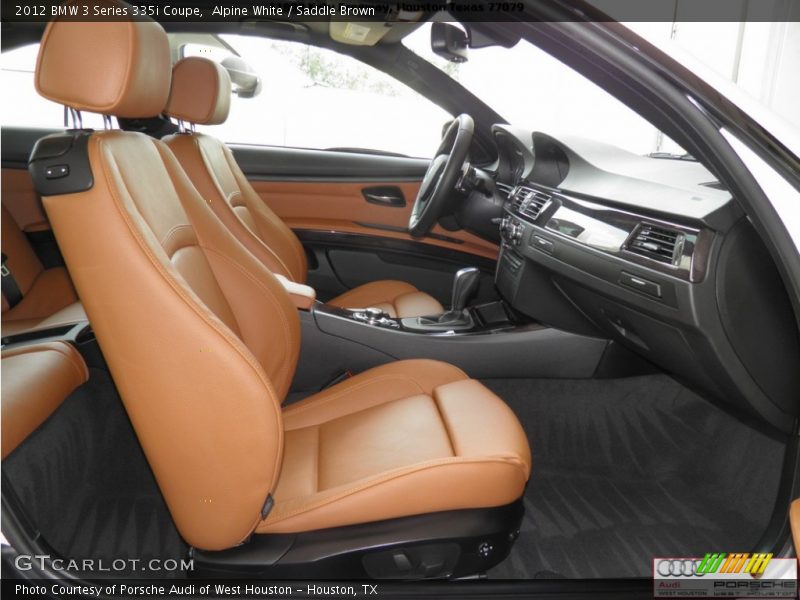 Alpine White / Saddle Brown 2012 BMW 3 Series 335i Coupe
