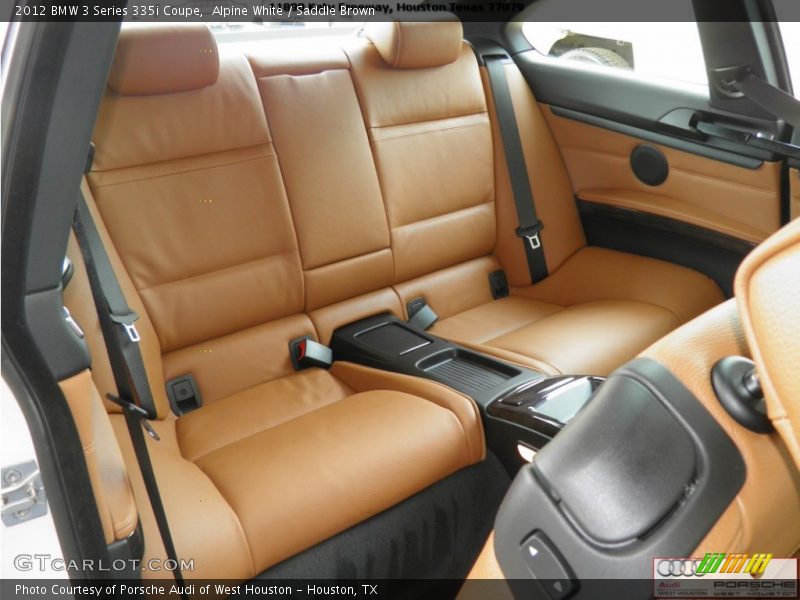 Alpine White / Saddle Brown 2012 BMW 3 Series 335i Coupe