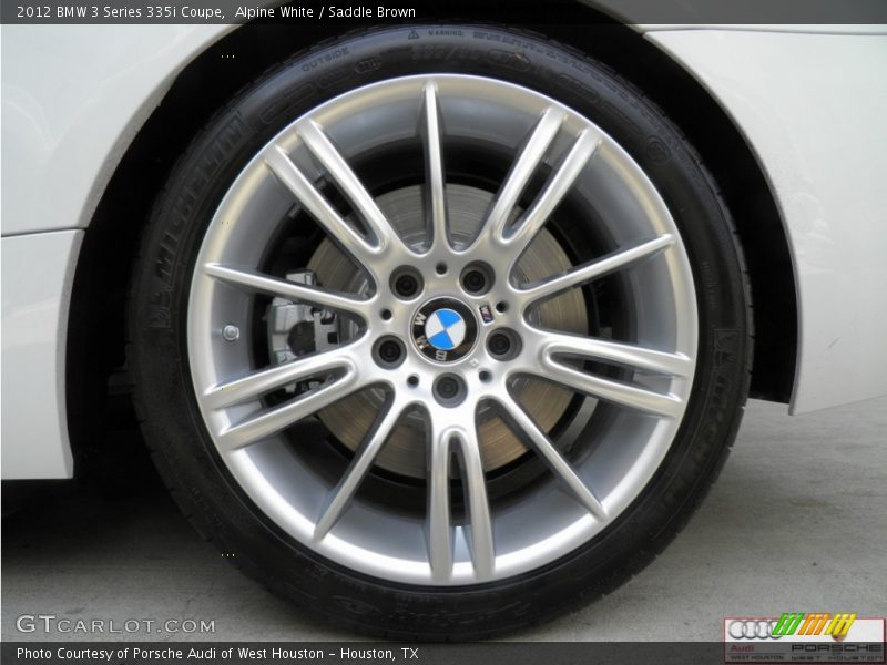 Alpine White / Saddle Brown 2012 BMW 3 Series 335i Coupe