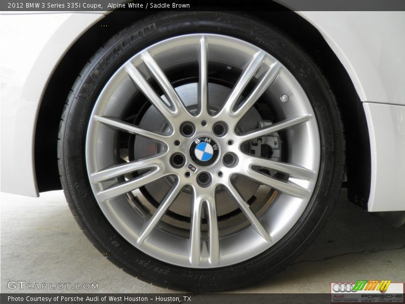 Alpine White / Saddle Brown 2012 BMW 3 Series 335i Coupe