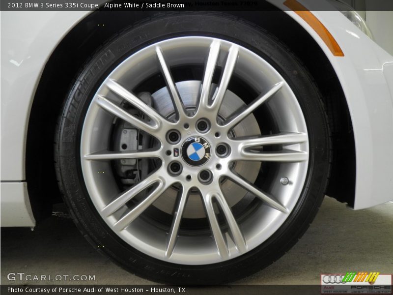 Alpine White / Saddle Brown 2012 BMW 3 Series 335i Coupe