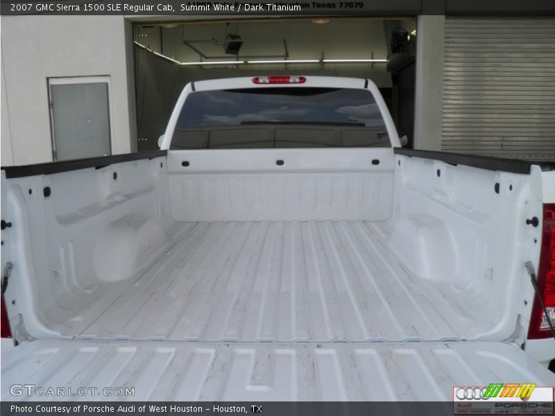 Summit White / Dark Titanium 2007 GMC Sierra 1500 SLE Regular Cab