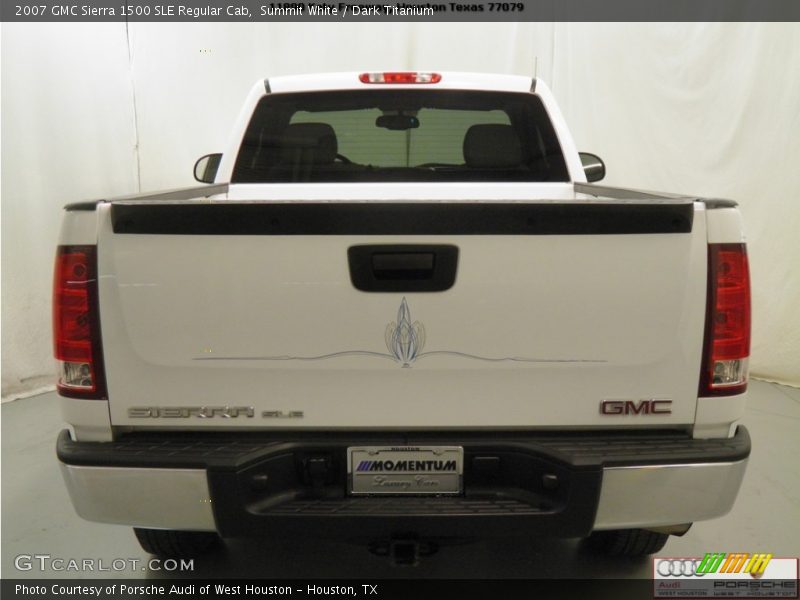 Summit White / Dark Titanium 2007 GMC Sierra 1500 SLE Regular Cab