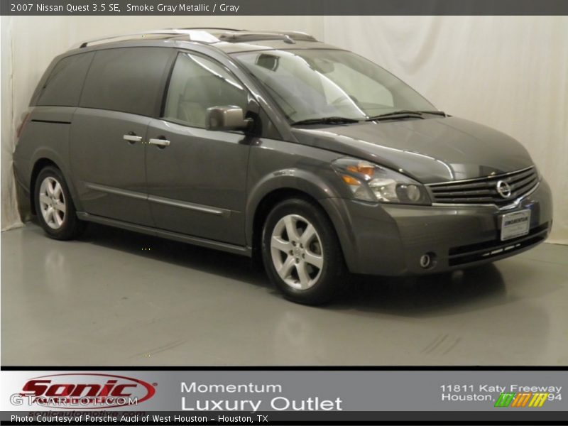 Smoke Gray Metallic / Gray 2007 Nissan Quest 3.5 SE